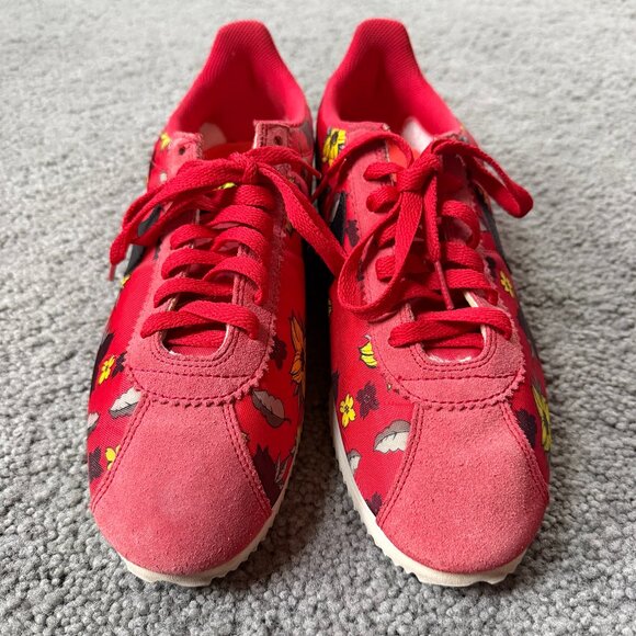 Nike Classic Cortez Nylon QS "Aloha Pack" Sneakers - Men's Sz 10 1/2 - Univ. Red - Picture 3 of 12